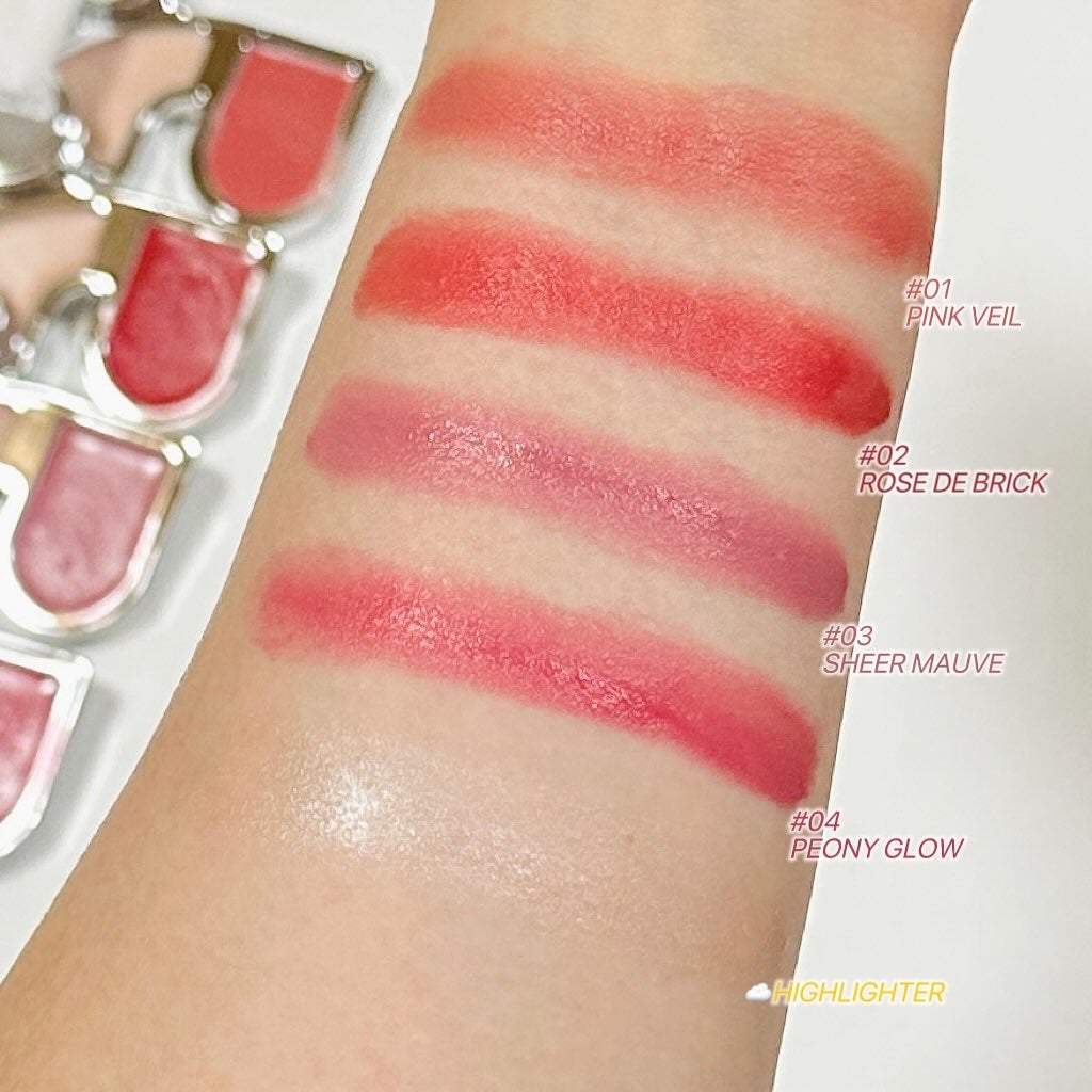 マルチブラッシュアンドハイライターデュオ/Rest & Recreation BEAUTY/ジェル・クリームチークを使ったクチコミ(4枚目)