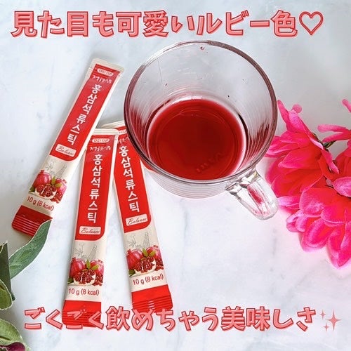 GoodBASE 紅参・ザクロスティック/正官庄/ドリンクを使ったクチコミ(3枚目)