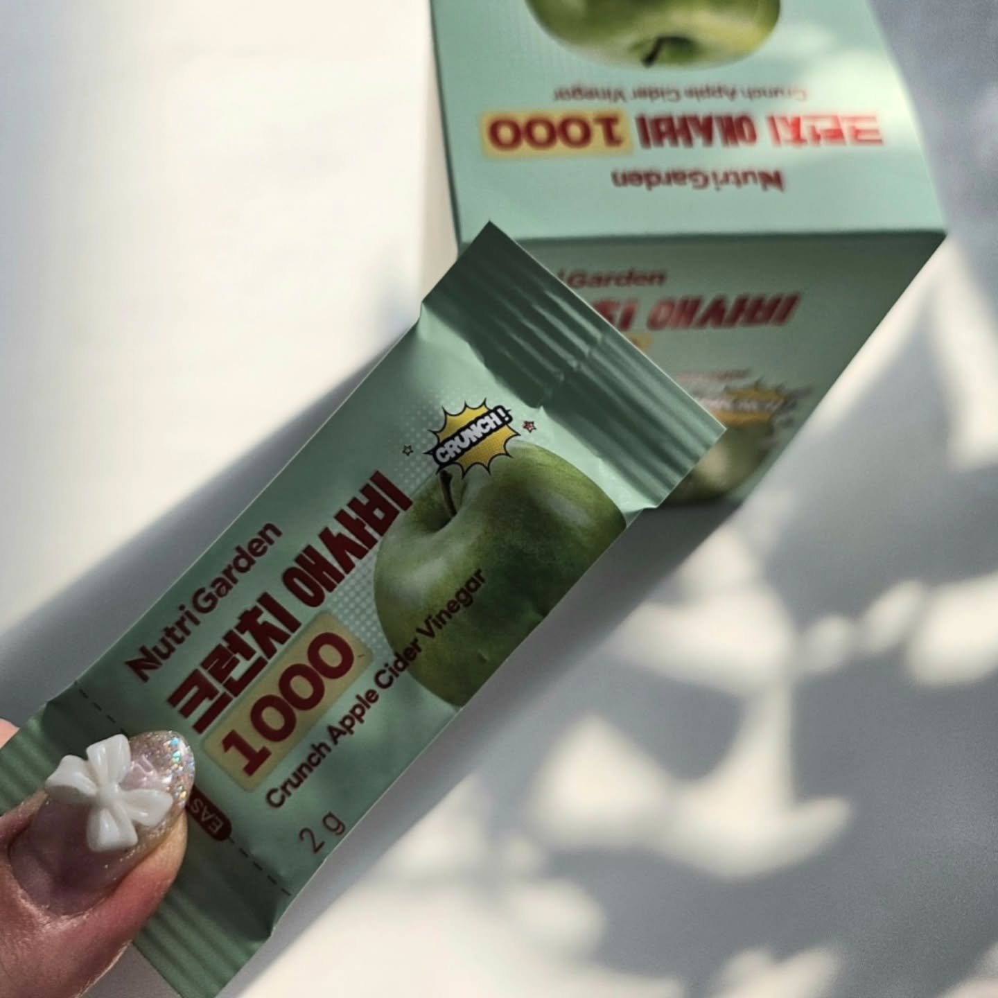 クランチアップルサイダービネガー1000/ニュートリーガーデン/ボディサプリメントを使ったクチコミ（3枚目）