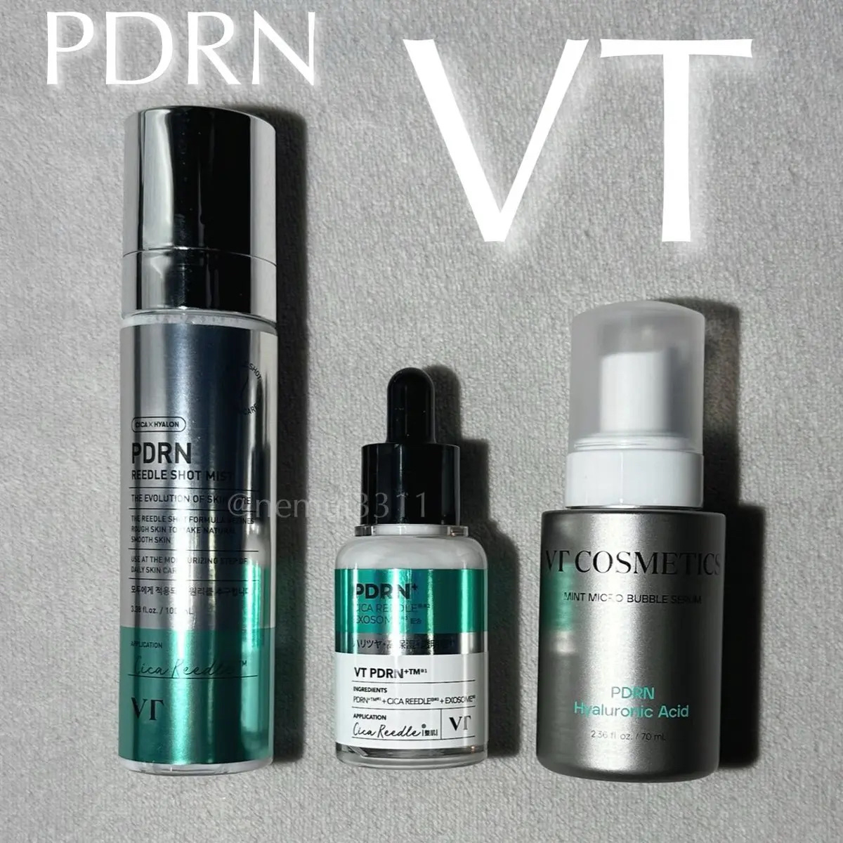 PDRN ヒアルロン酸 ミントマイクロバブルセラム/VT/美容液を使ったクチコミ（1枚目）
