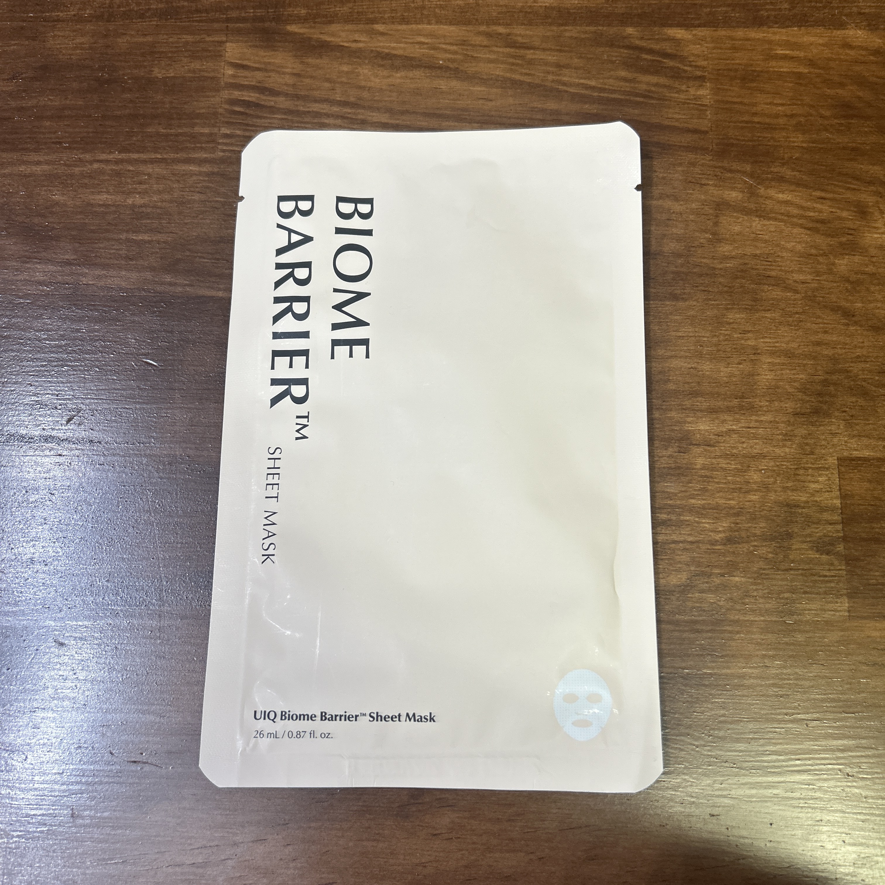 バイオームバリアシートマスク/UIQ/シートマスク・パックを使ったクチコミ（1枚目）