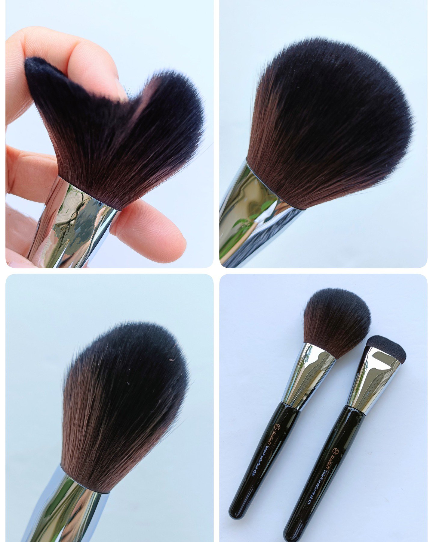 VELVET POWDER BRUSH 423F/Studio17/メイクブラシを使ったクチコミ（3枚目）