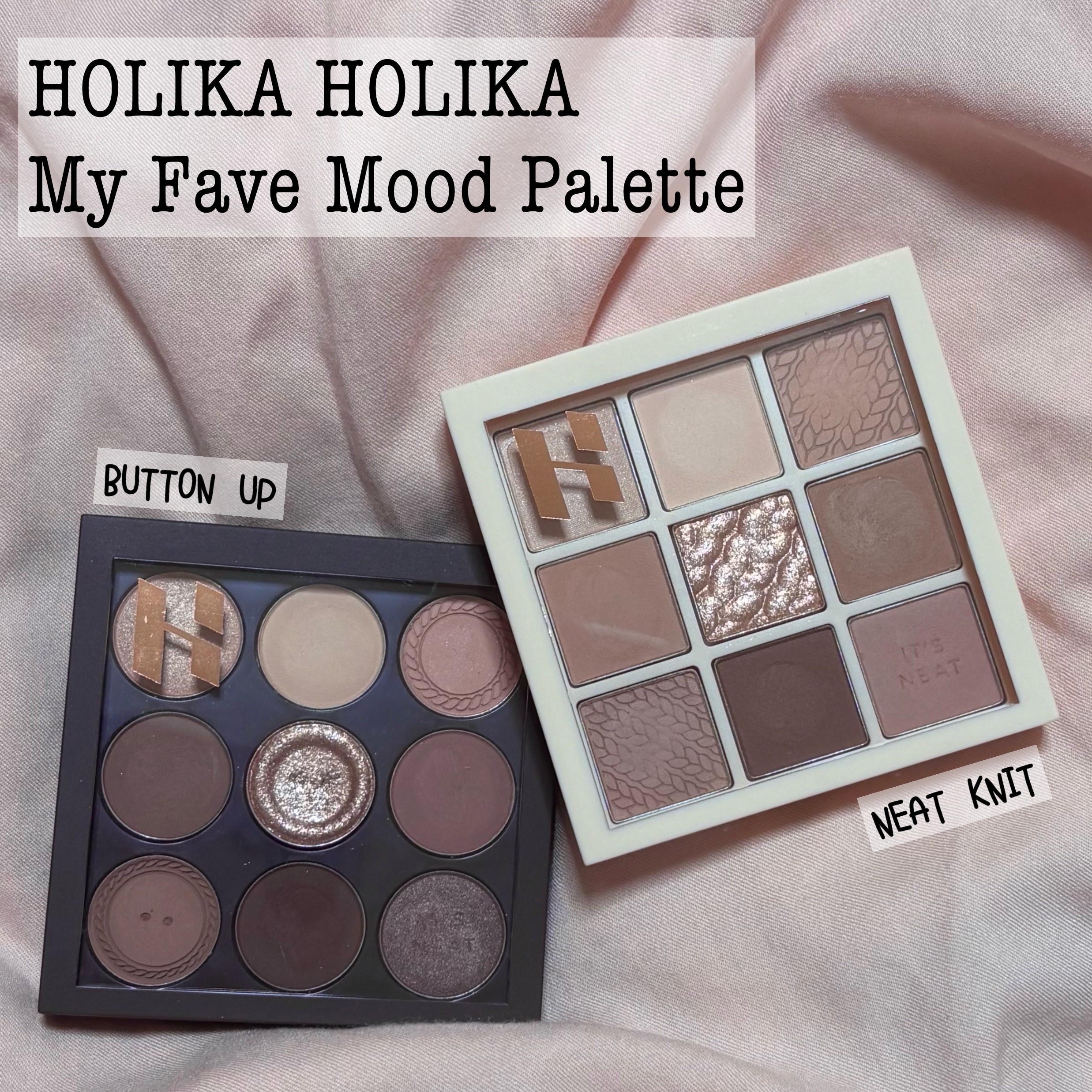 マイフェイブムードアイパレット 9カラー/HOLIKA HOLIKA/アイシャドウパレットを使ったクチコミ（1枚目）