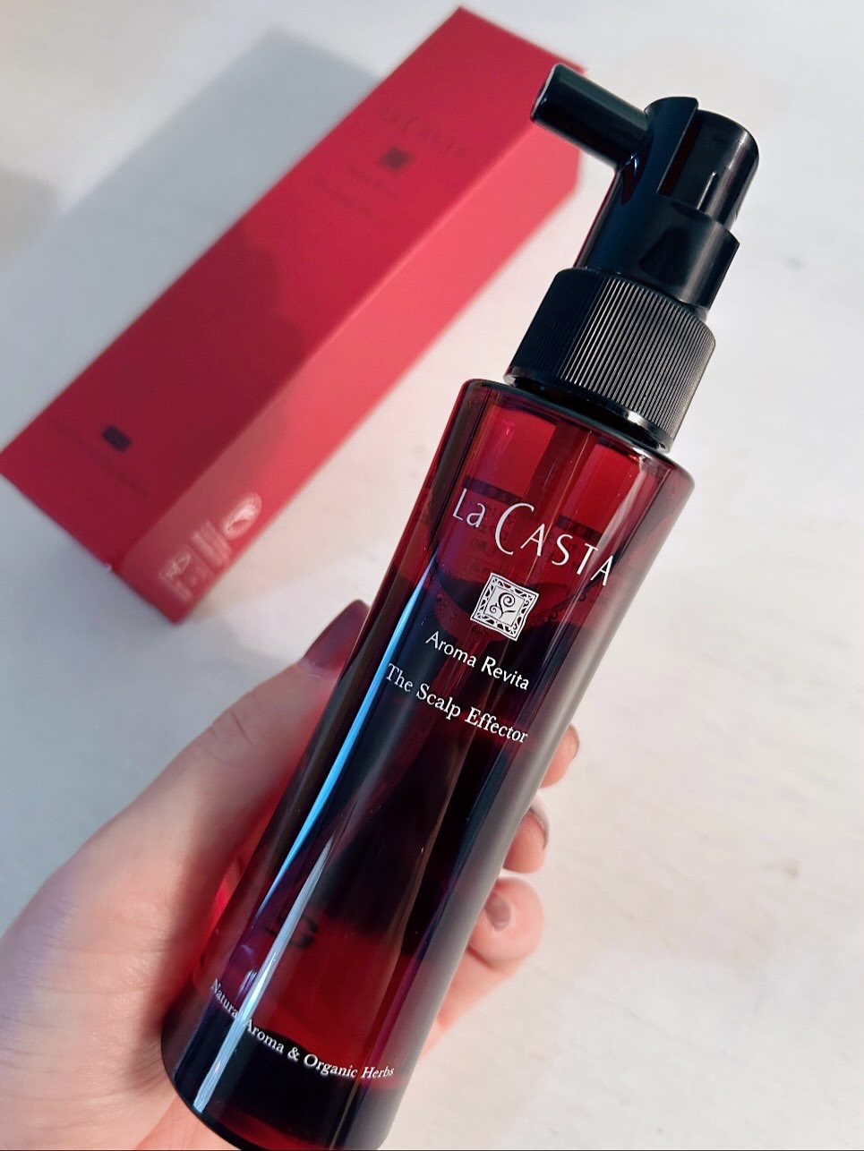 ラ・カスタ アロマ リヴァイタ ザ スキャルプエフェクター【医薬部外品】/ラ・カスタ/頭皮ローションを使ったクチコミ（2枚目）