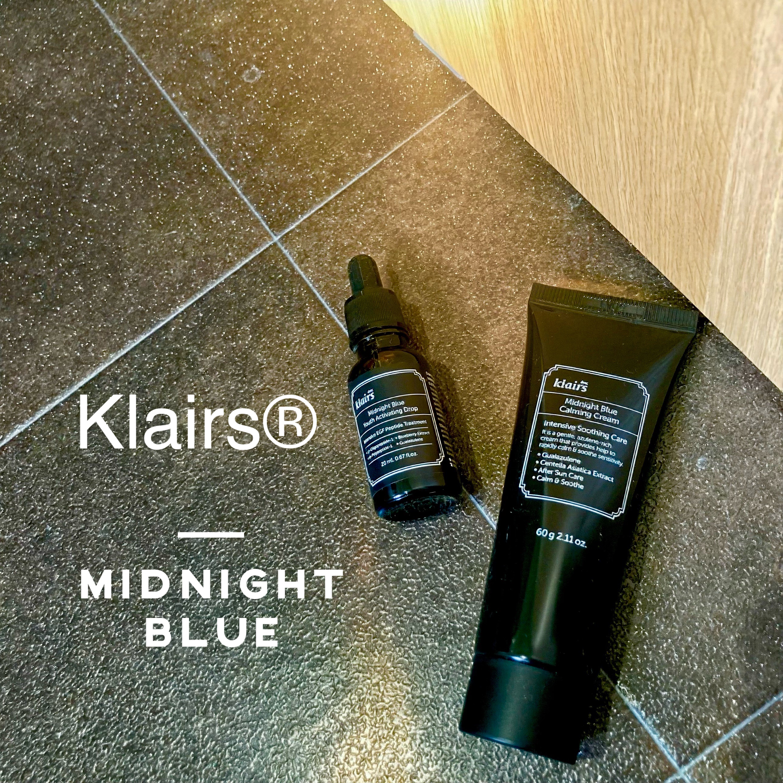 ミッドナイトブルーカーミングクリーム/Klairs/フェイスクリームを使ったクチコミ（1枚目）