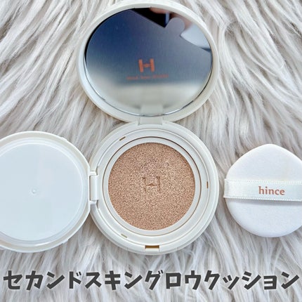 セカンドスキングロウクッション/hince/クッションファンデーションを使ったクチコミ(2枚目)