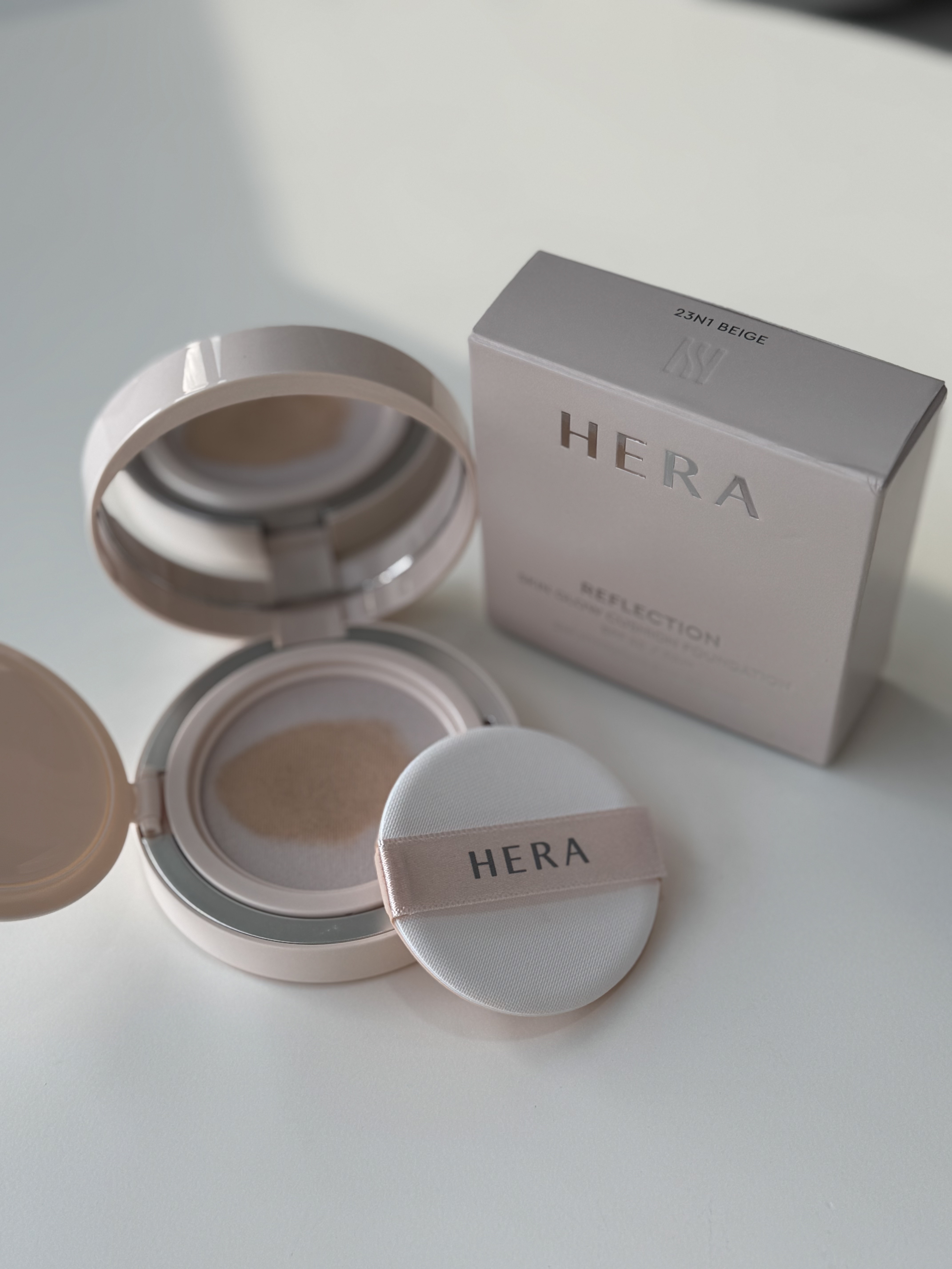 リフレクション スキン グロウ クッション ファンデーション 23N1 ベージュ/HERA/クッションファンデーションを使ったクチコミ（1枚目）