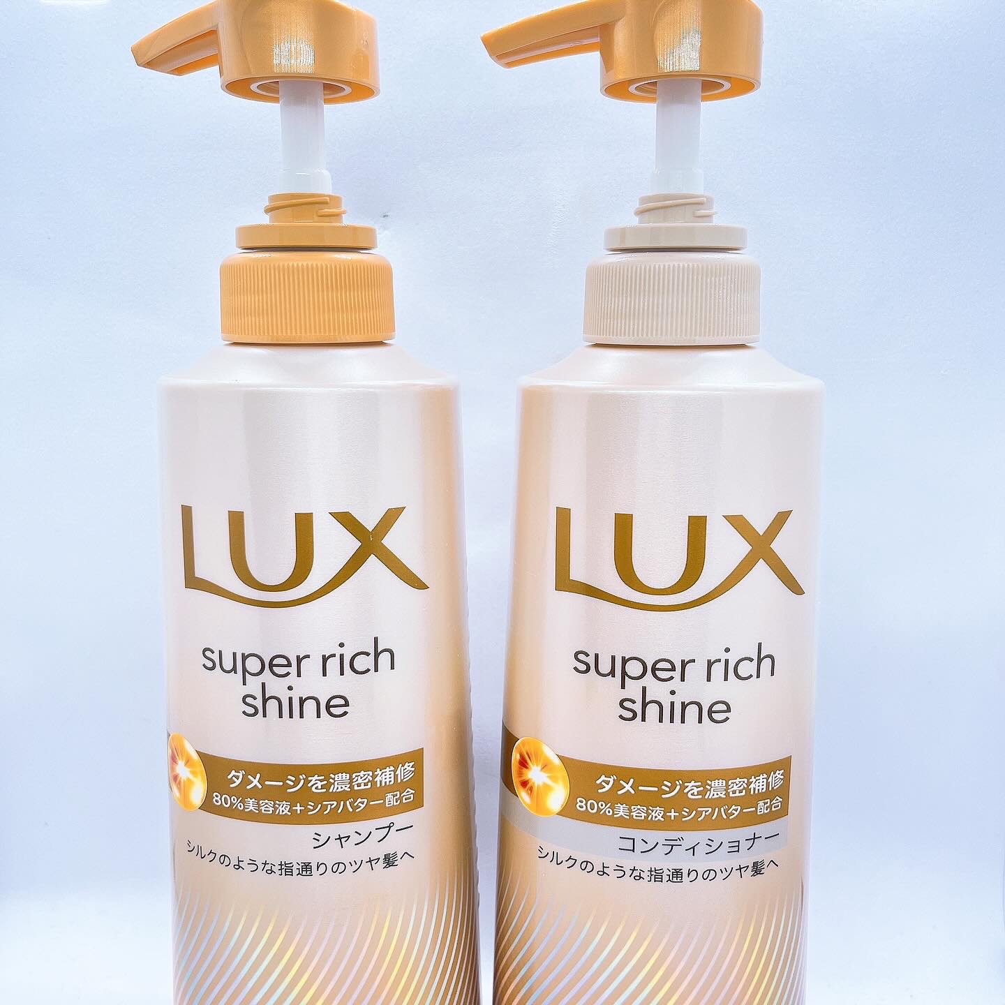 スーパーリッチシャイン ダメージリペア 補修シャンプー / 補修コンディショナー/LUX/市販シャンプーを使ったクチコミ（1枚目）
