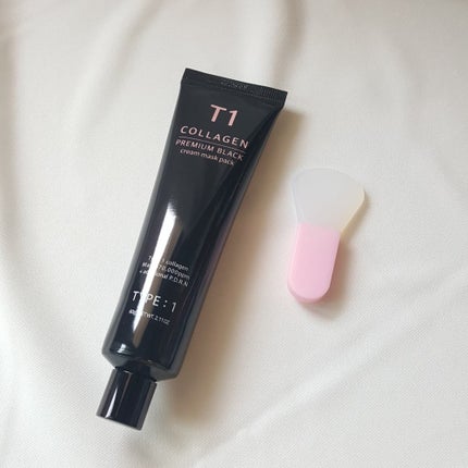 T1 コラーゲンプレミアムブラック/T1 collagen/洗い流すパック・マスクを使ったクチコミ(7枚目)