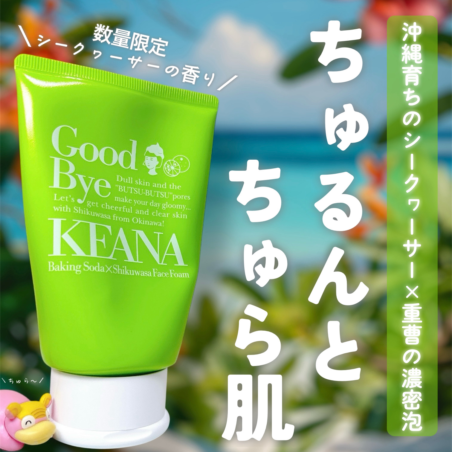 毛穴撫子 沖縄シークヮーサーの重曹泡洗顔/毛穴撫子/泡洗顔を使ったクチコミ（1枚目）