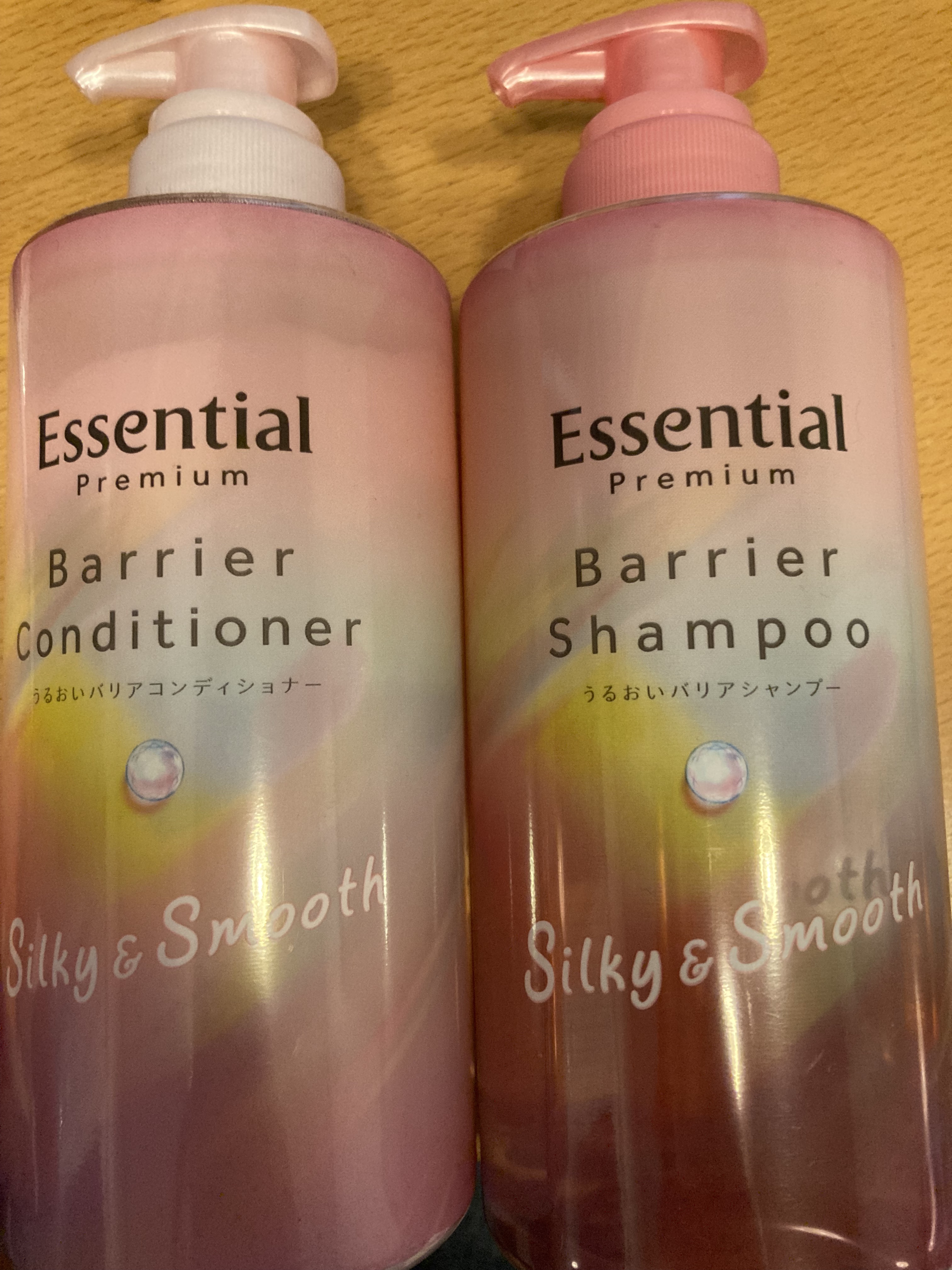 エッセンシャルプレミアム バリアシャンプー・コンディショナー シルキー＆スムース/エッセンシャル/市販シャンプーを使ったクチコミ（1枚目）