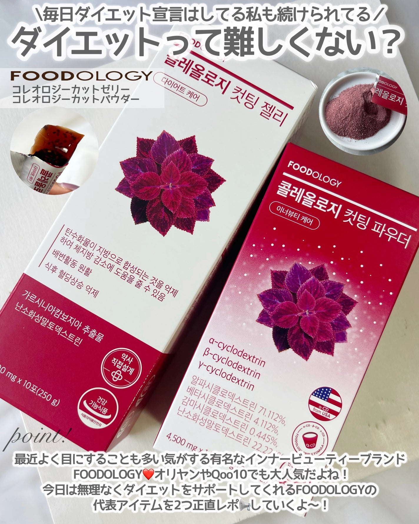 コレオロジーカットゼリー/FOODOLOGY/食品を使ったクチコミ(2枚目)