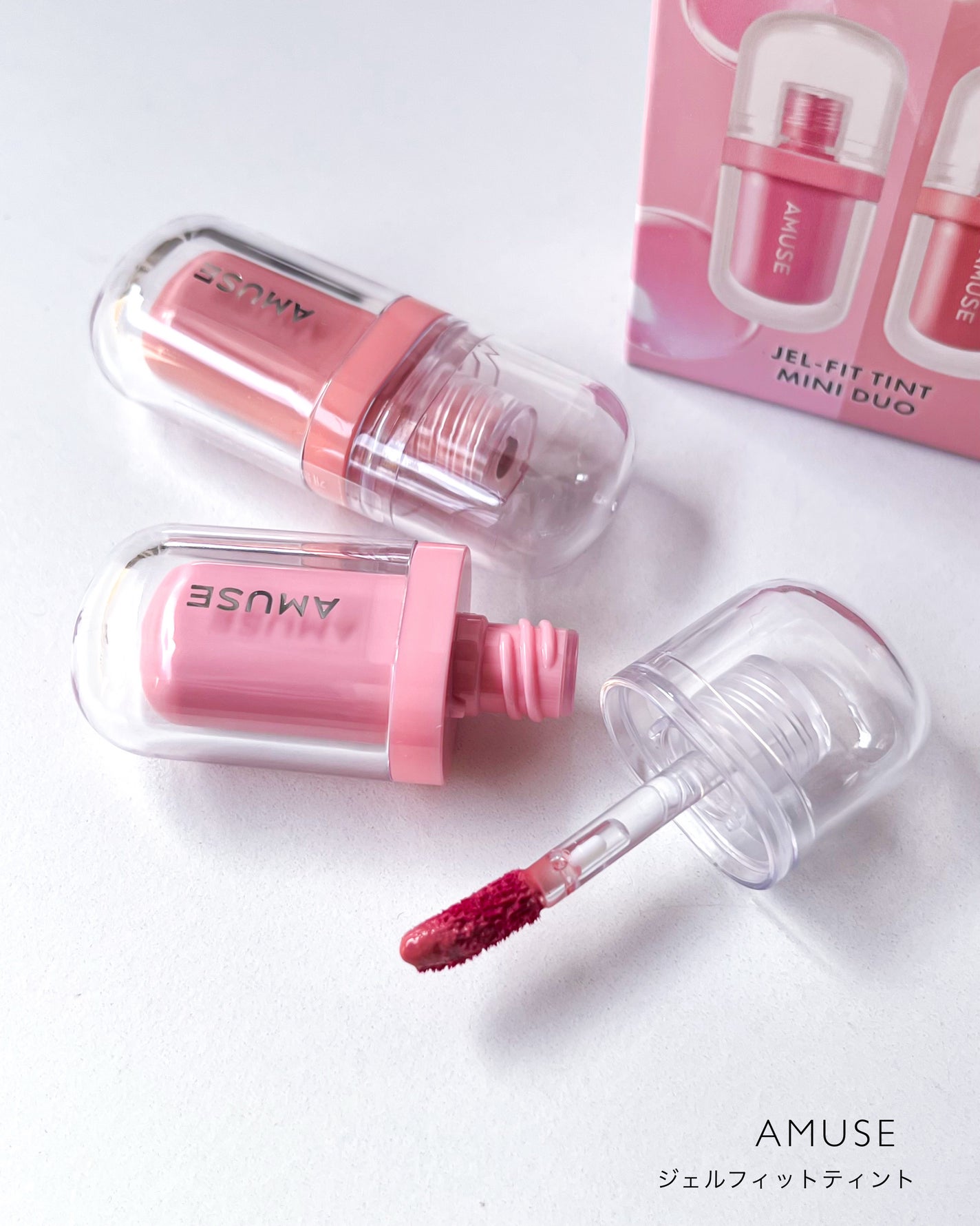 ジェルフィットティント/AMUSE/リップティントを使ったクチコミ(5枚目)