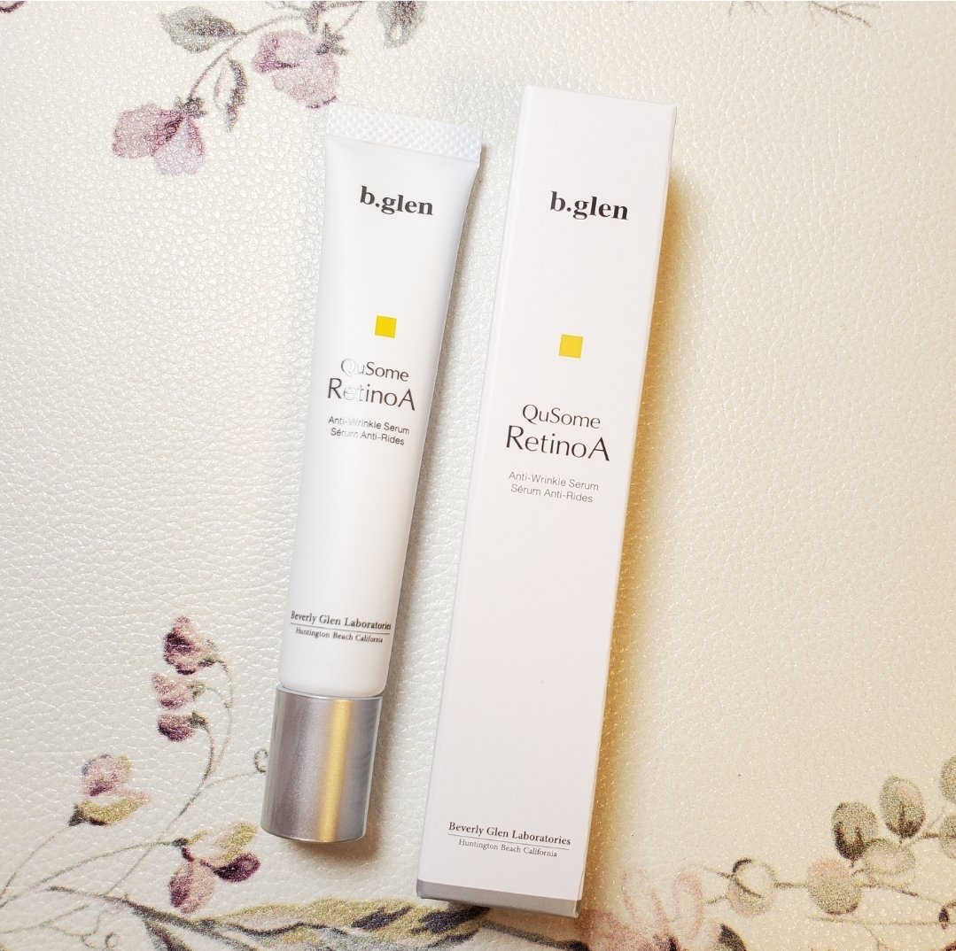 QuSomeレチノA/b.glen/美容液を使ったクチコミ（1枚目）