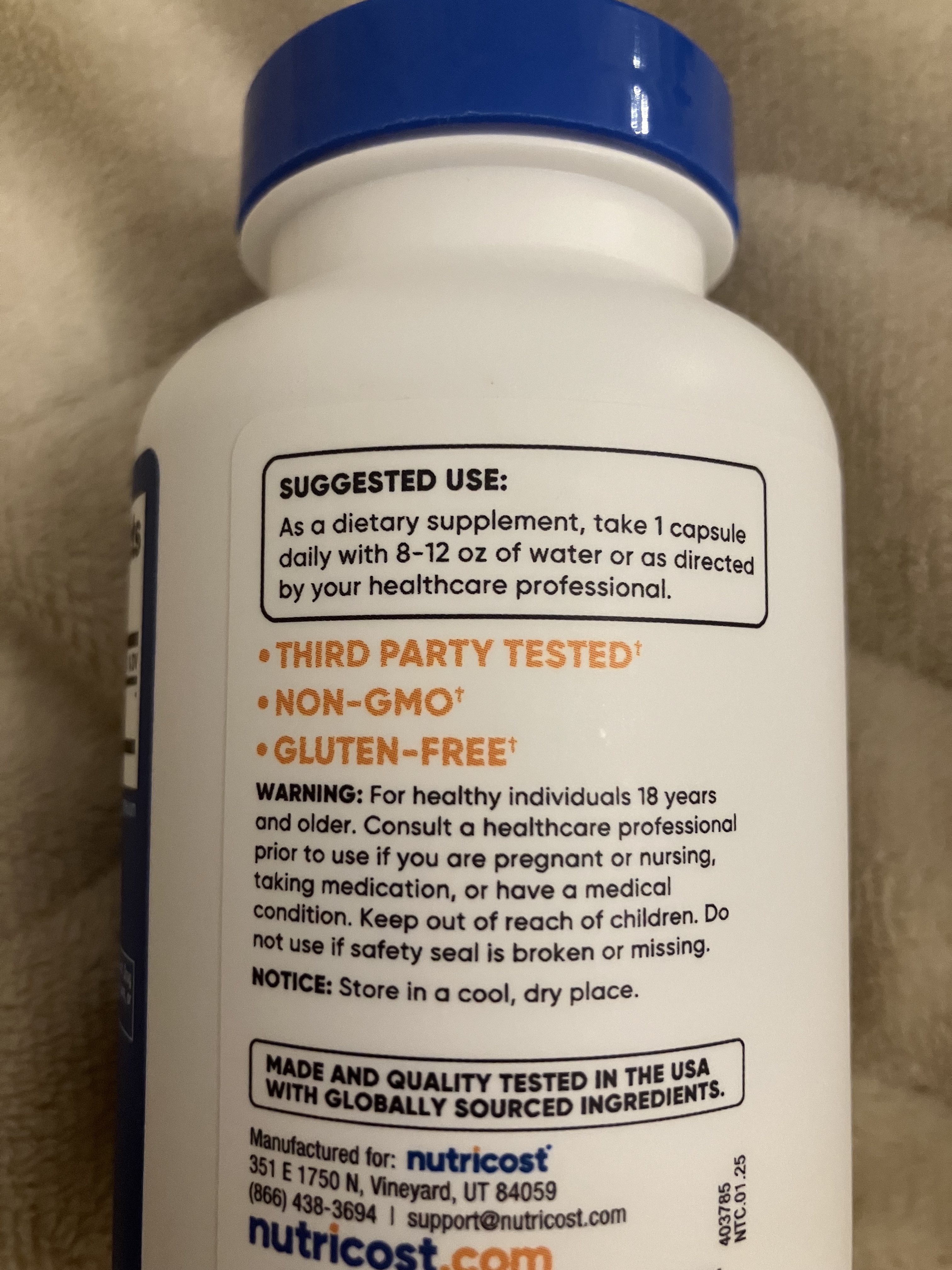 セントジョンズワート/Nutricost/健康サプリメントを使ったクチコミ（3枚目）