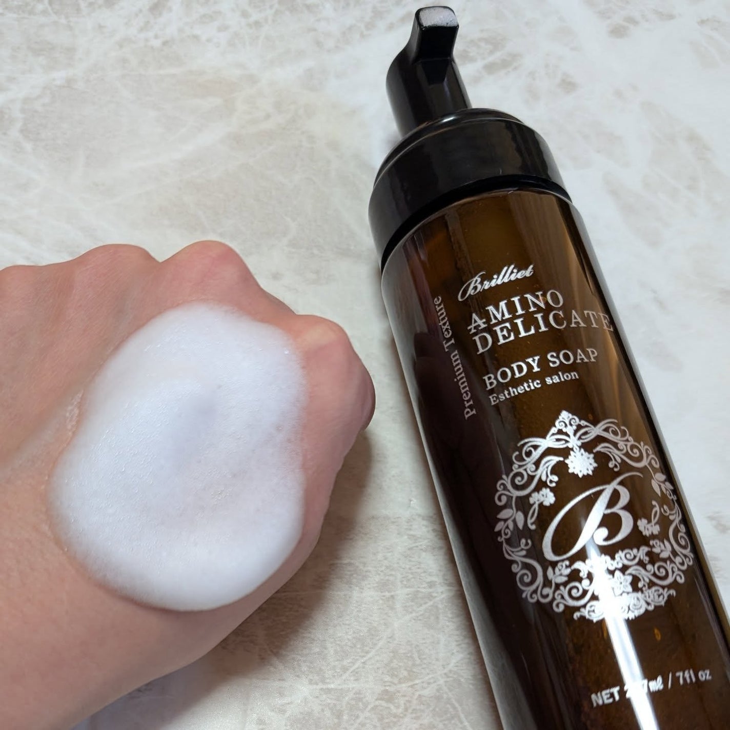 アミノデリケット/ブリリエットセレクト/ボディソープを使ったクチコミ(4枚目)