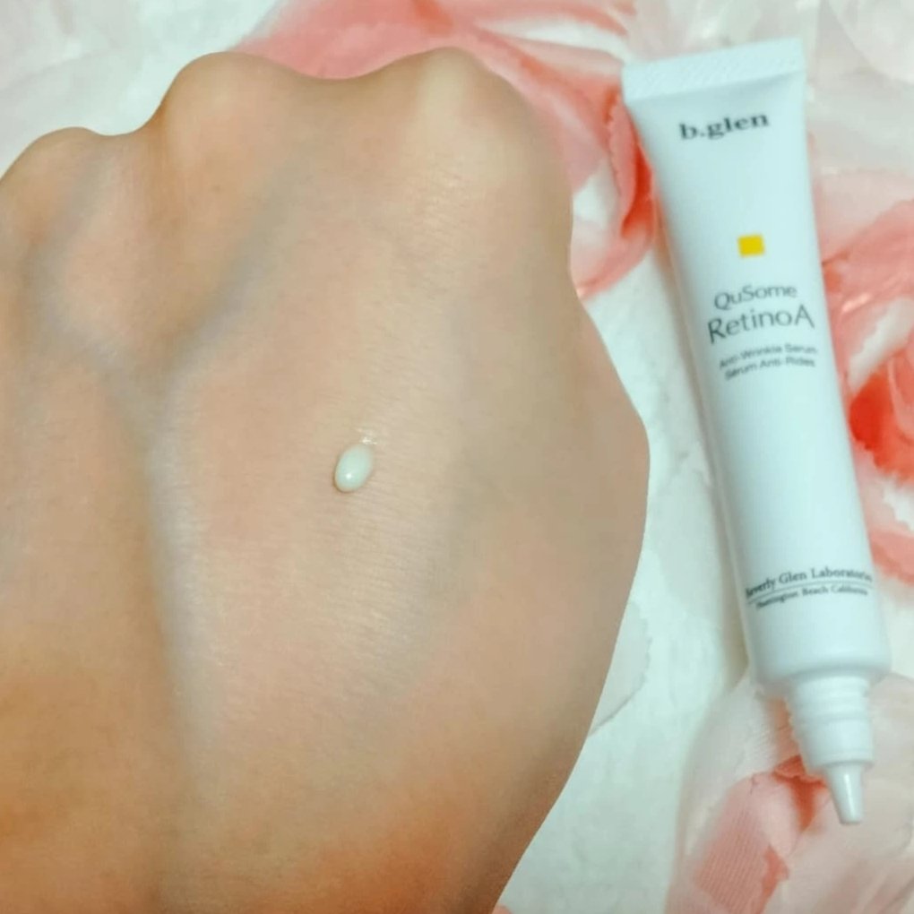 QuSomeレチノA/b.glen/美容液を使ったクチコミ（1枚目）