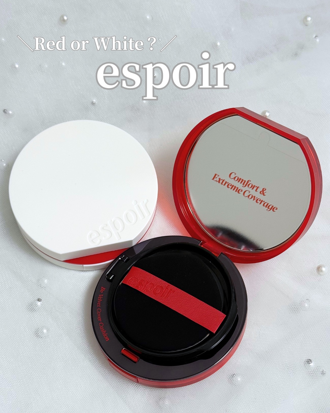 ｡oＯo｡.:♥:.｡oＯo｡.:♥:.｡oＯo｡.:♥
･
まだまだ暑い時期におすすめのベース✨

𝐞𝐬𝐩𝐨𝐢𝐫 (エスポア)

❤️ビーベルベット カバークッション
→日本人の肌によくなじむピーチの血色感カラー🍑✨
既存の