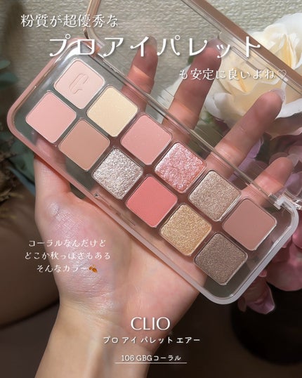プロ アイ パレット エアー/CLIO/アイシャドウパレットを使ったクチコミ(6枚目)