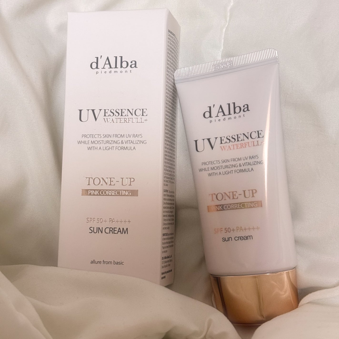 ウォータフルトーンアップサンクリーム/ダルバ/日焼け止めクリームを使ったクチコミ(1枚目)