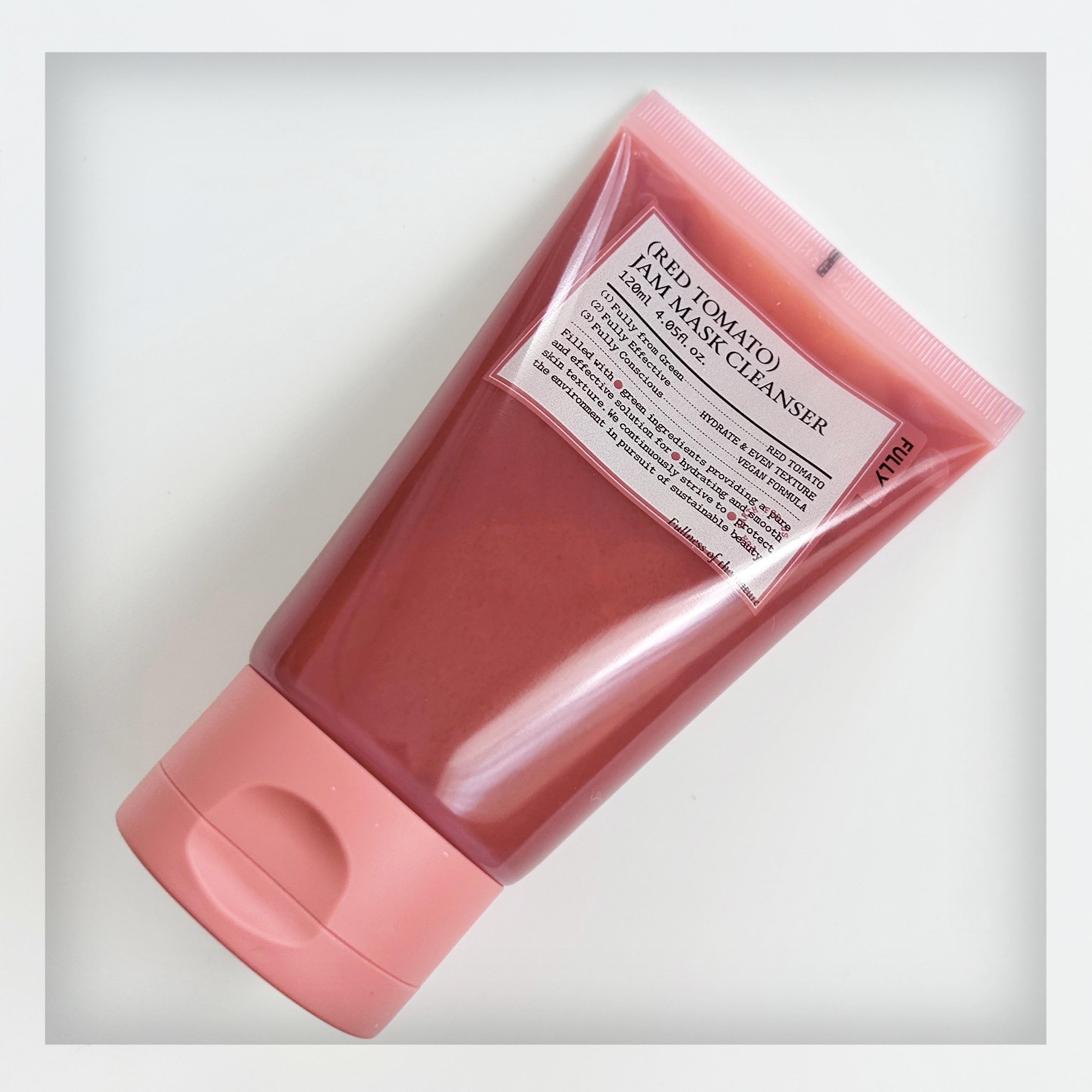 レッドトマトジャムマスククレンザー/FULLY/その他洗顔料を使ったクチコミ（2枚目）