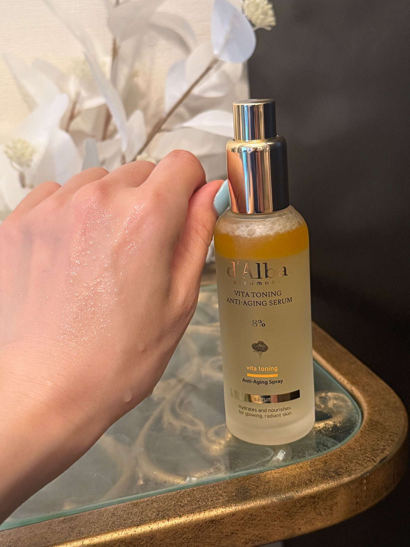 ビタトーニングアンチエイジングスプレーセラム8%/ダルバ/美容液を使ったクチコミ(3枚目)