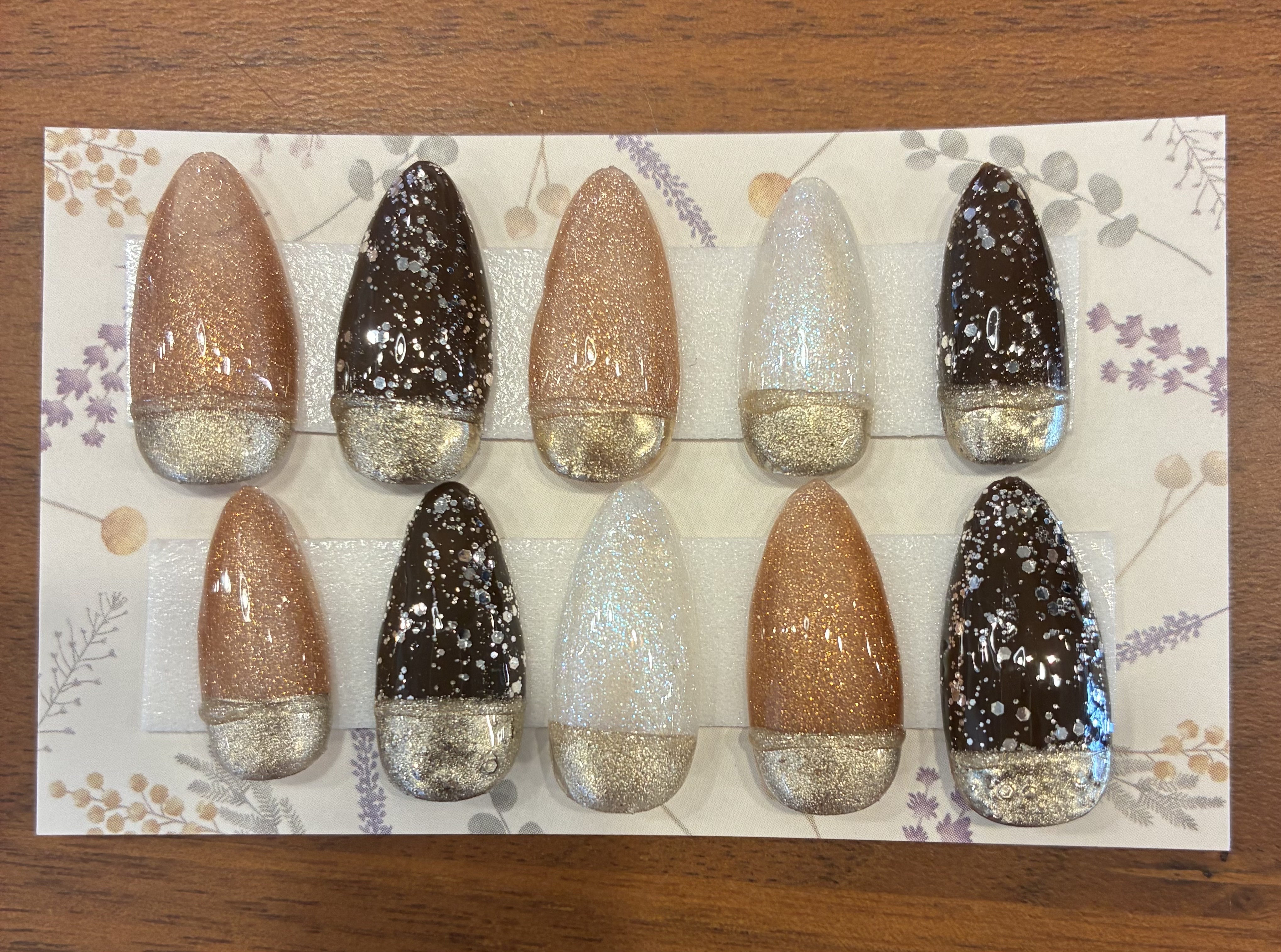 ジェルネイル（ライト対応）/セリア/ジェルネイルを使ったクチコミ（1枚目）