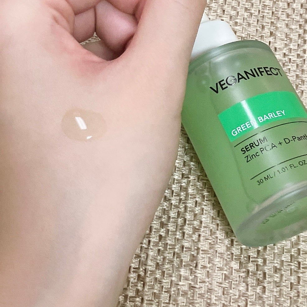 青麦ジンクセラム/Veganifect/美容液を使ったクチコミ(2枚目)