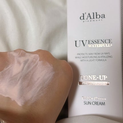 ウォータフルトーンアップサンクリーム/ダルバ/日焼け止めクリームを使ったクチコミ(2枚目)