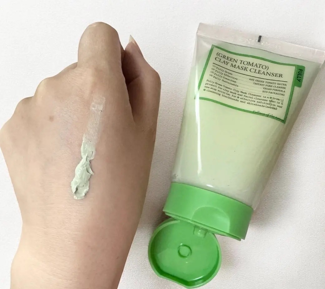 グリーントマトクレイマスククレンザー/FULLY/洗い流すパック・マスクを使ったクチコミ（2枚目）