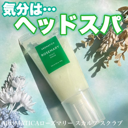 ローズマリー スカルプ スクラブ/AROMATICA/ヘッドスクラブを使ったクチコミ(1枚目)