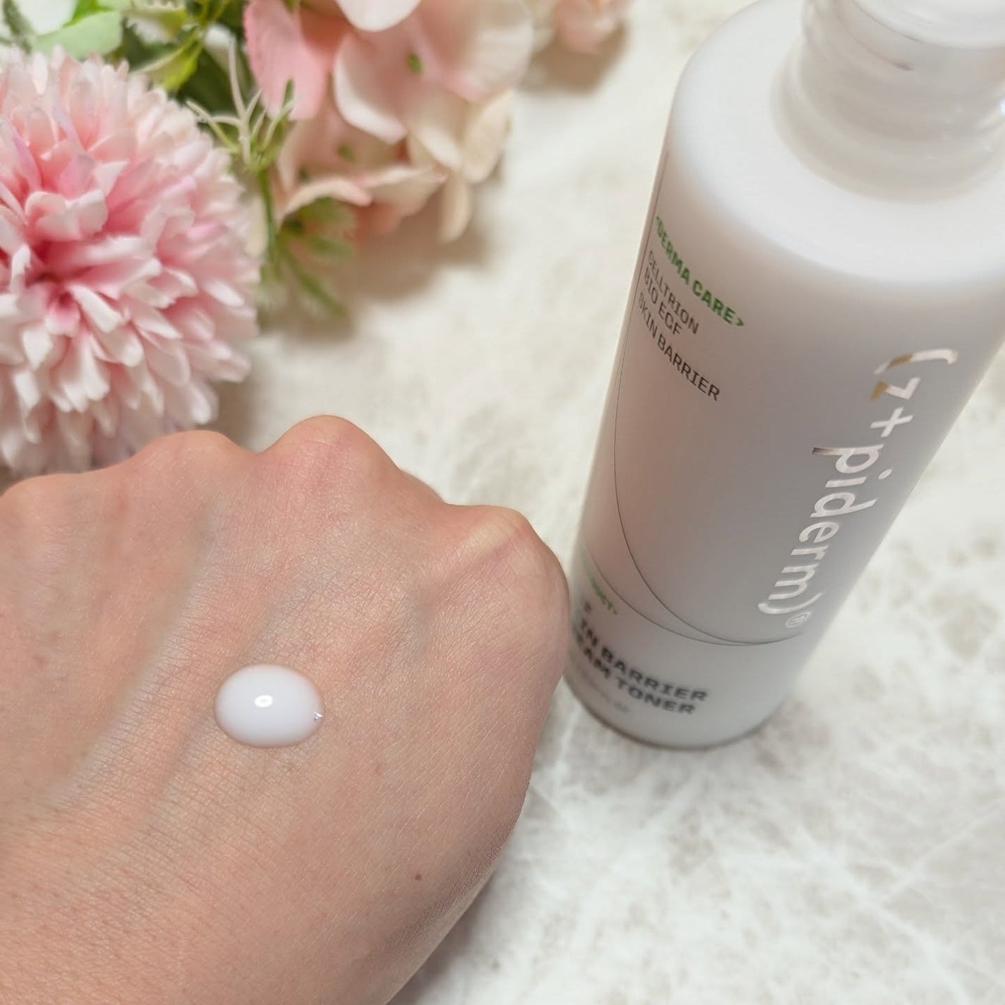 EGFスキンバリアクリームトナー 150ml/z+piderm/化粧水を使ったクチコミ(3枚目)