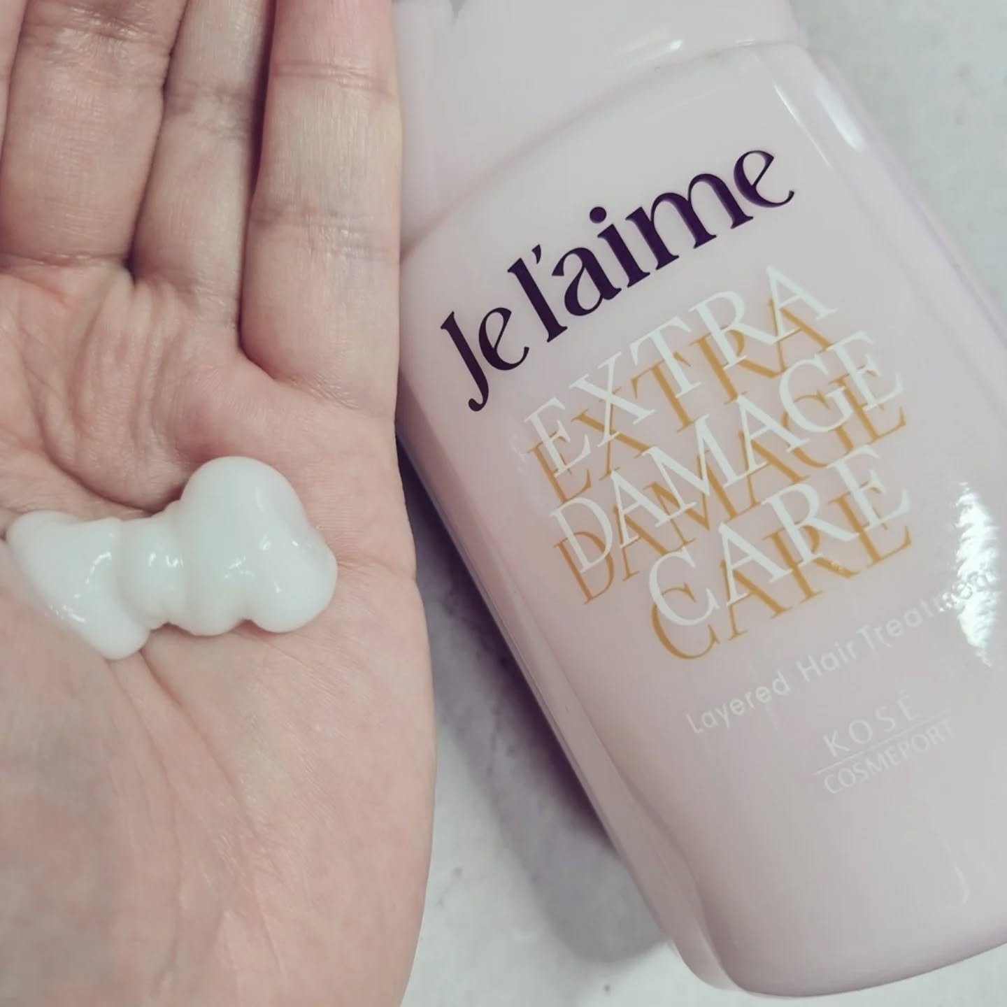 ジュレーム レイヤード シャンプー/ヘアトリートメント （エクストラダメージケア）/Je l'aime/市販シャンプーを使ったクチコミ（3枚目）