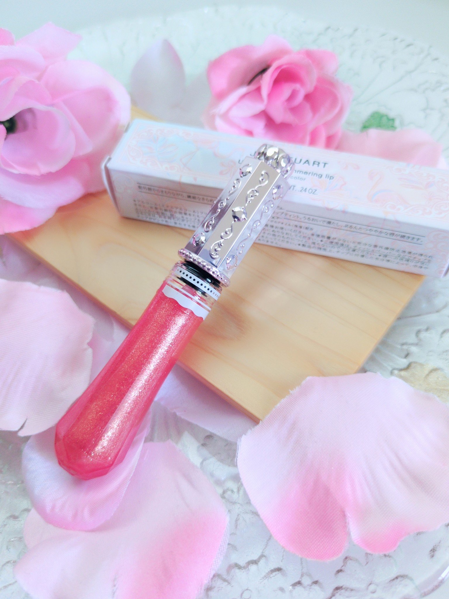 ジルスチュアート UVプロテクト シマリング リップ/JILL STUART/リップティントを使ったクチコミ（1枚目）