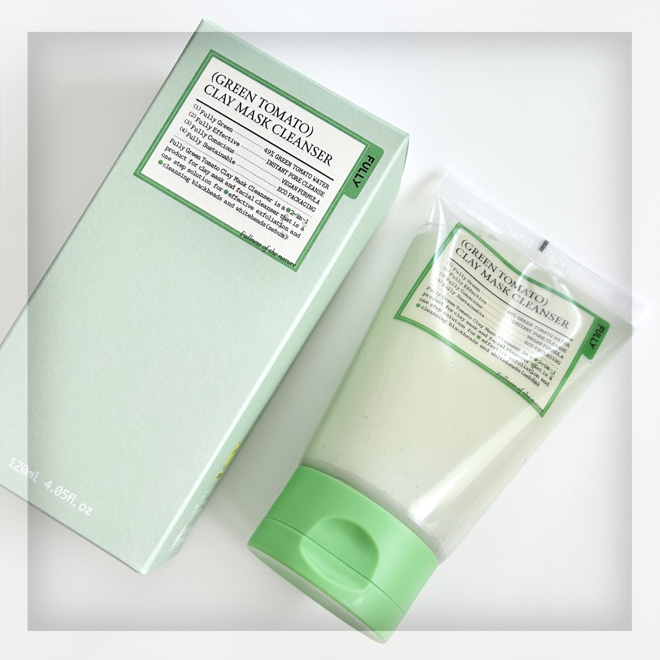 グリーントマトクレイマスククレンザー/FULLY/洗い流すパック・マスクを使ったクチコミ（2枚目）