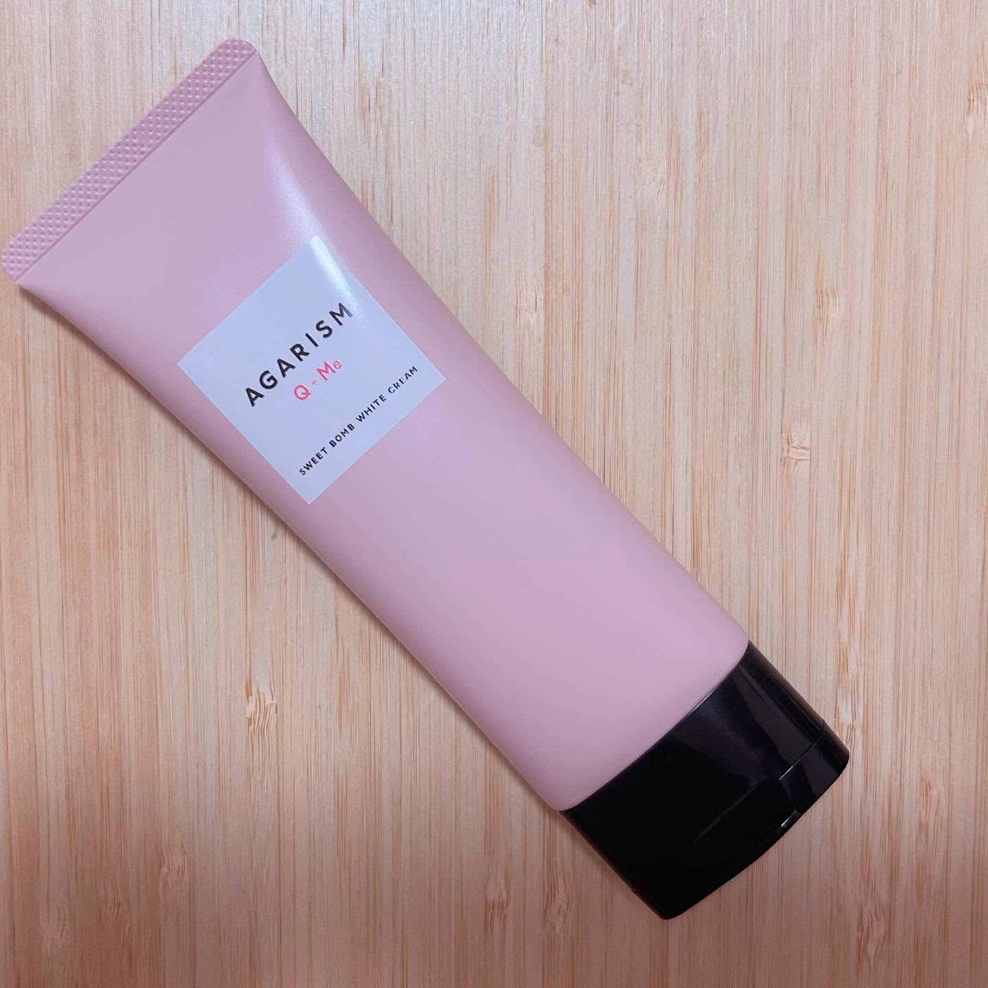 キューミースウィートボムホワイトクリーム/AGARISM/ボディクリームを使ったクチコミ（1枚目）