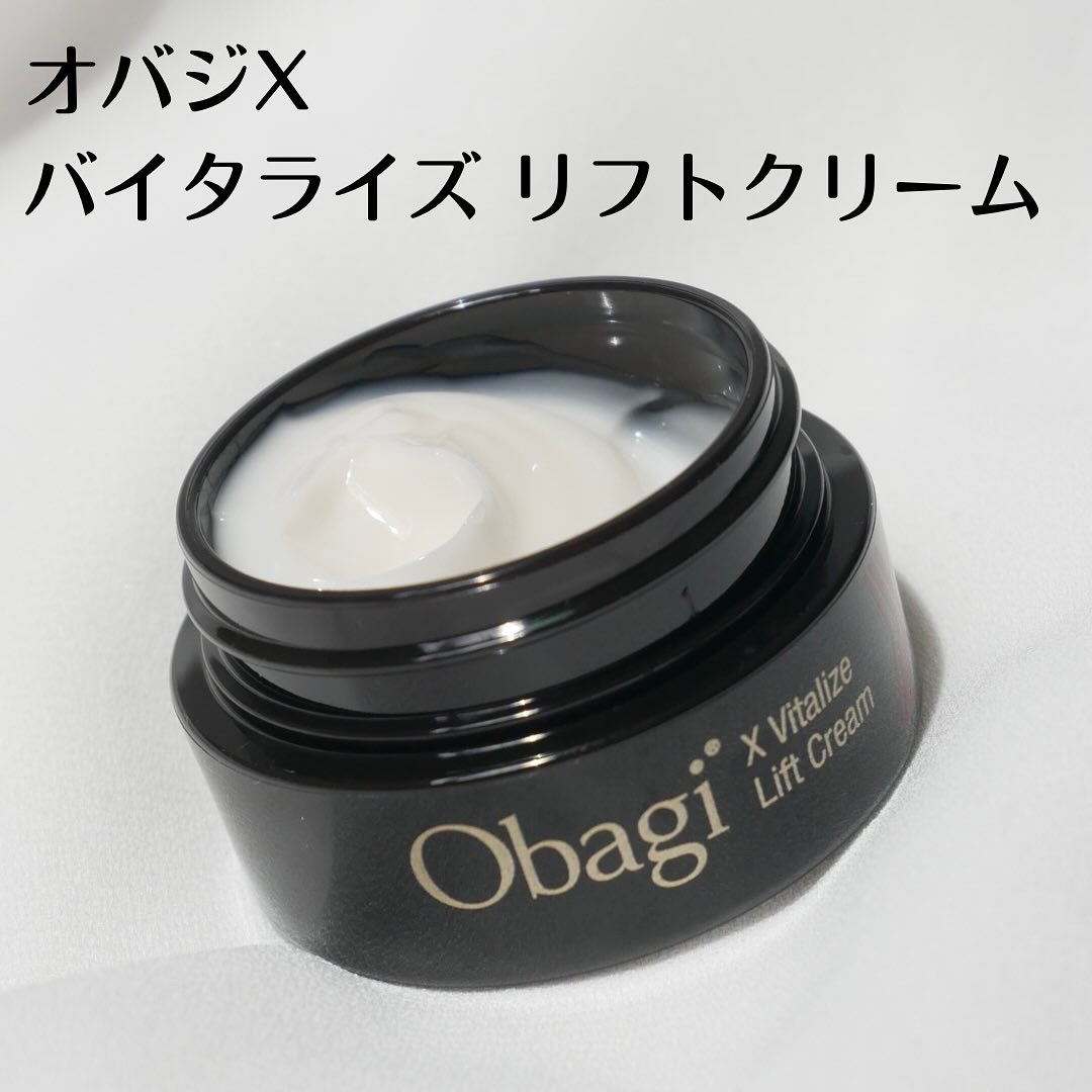 #PR #obagi 

オバジX バイタライズ リフトクリーム

これはオバジXシリーズのオバジの技術とこだわりがつまったフェイスクリーム！！！！！

オバジXシリーズは、エイジングケア※の根本原因を見つめ、ハリ・弾力あふれる生き生きとし