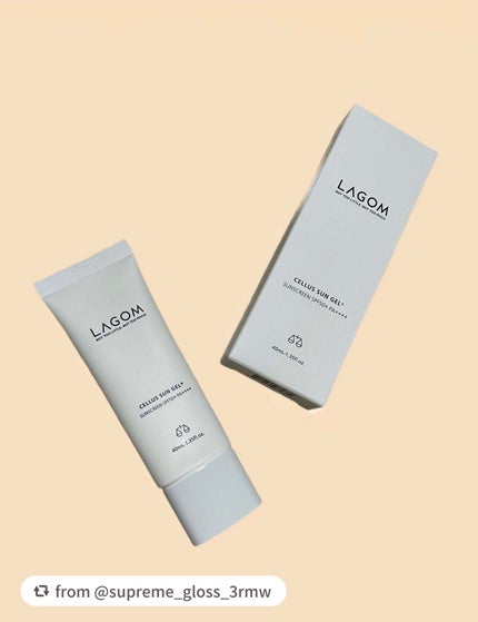 サンジェル プラス SPF50+ PA++++/LAGOM /日焼け止めジェルを使ったクチコミ(1枚目)