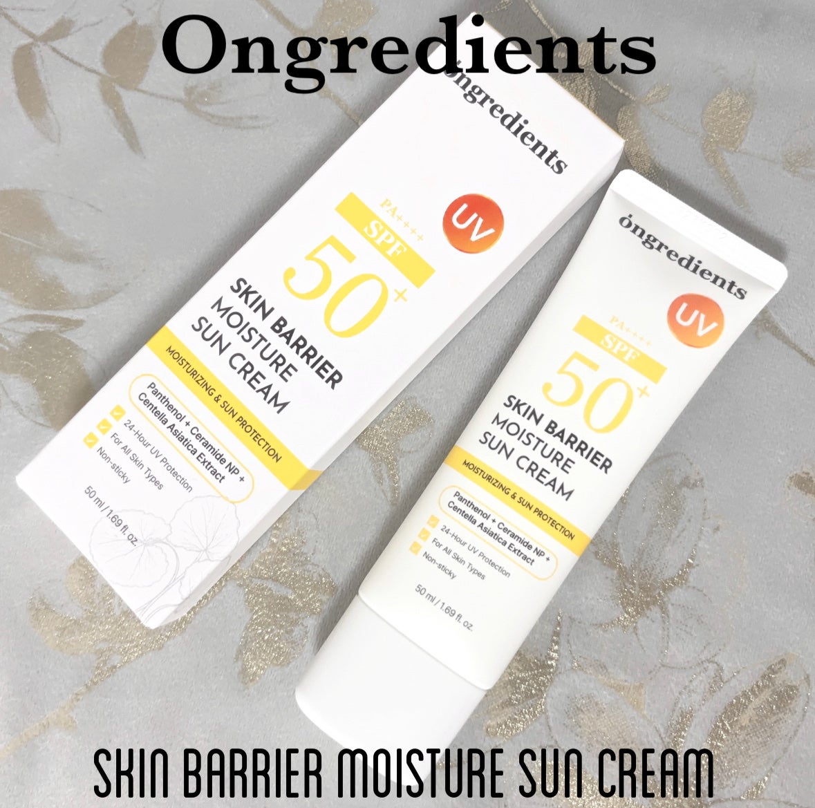 スキンバリアモイスチャーサンクリーム/Ongredients/日焼け止めクリームを使ったクチコミ(1枚目)