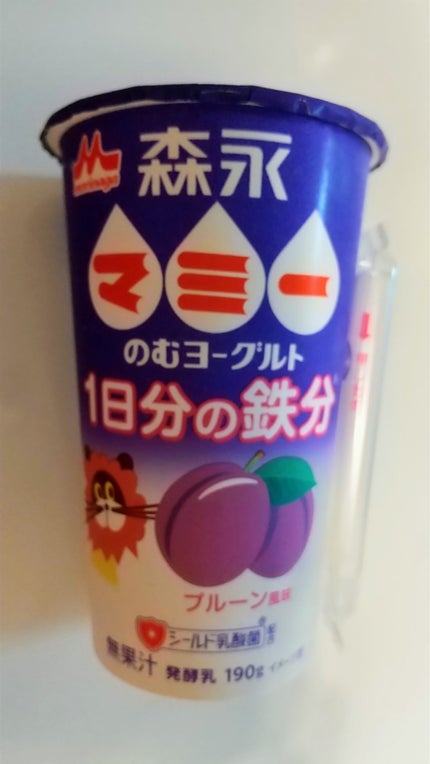 森永マミー のむヨーグルト 1日分の鉄分 プルーン風味/森永/飲むヨーグルトを使ったクチコミ(1枚目)