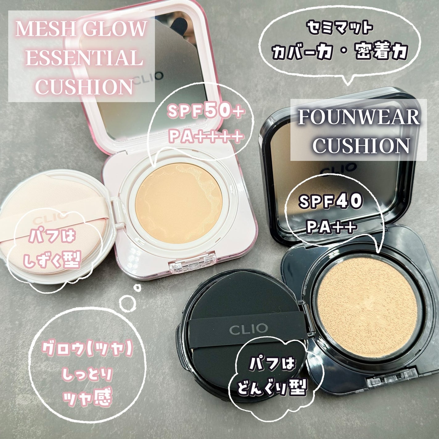 キル カバー ザ ニュー ファンウェア クッション/CLIO/クッションファンデーションを使ったクチコミ(2枚目)