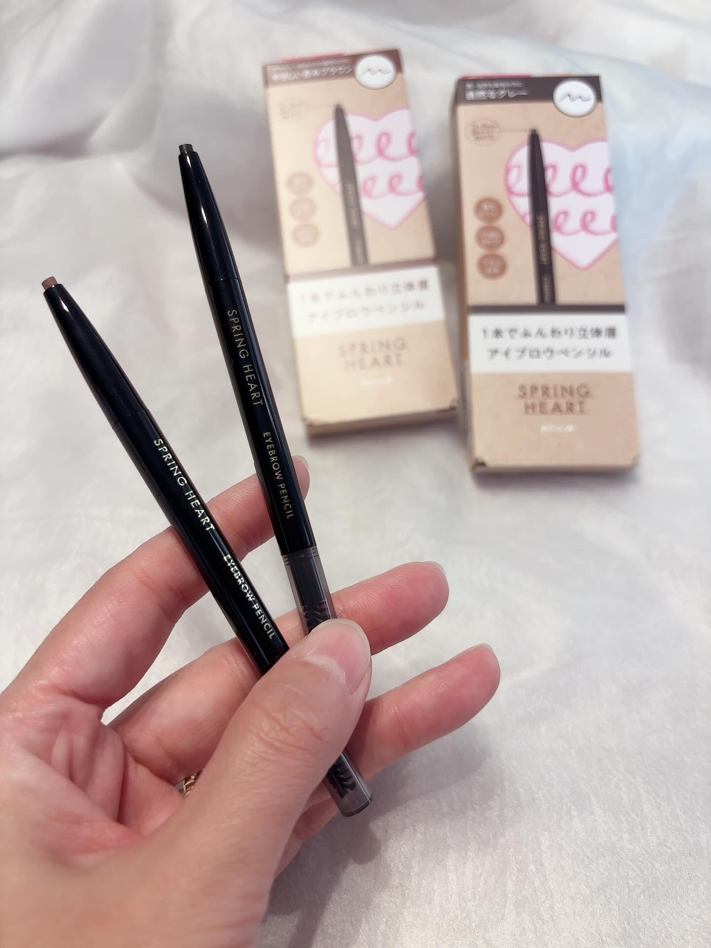 1円 未使用 コージー本舗 スプリングハート ペンシル アイライナー コスメ 計80点以上 セット HJ102 スプリングハート(Spring heart) 選べるアイブロウペンシル2
