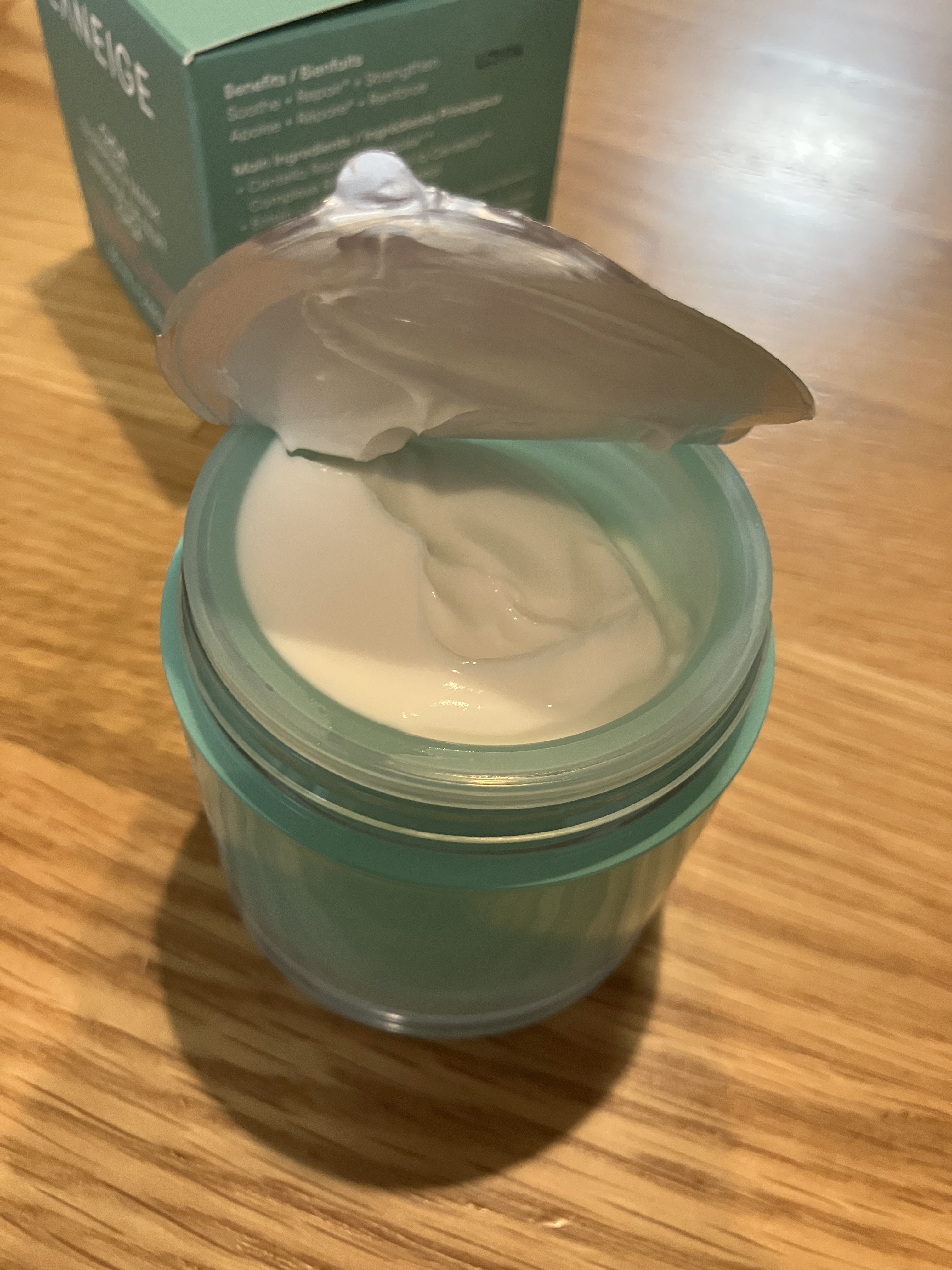 シカスリーピングマスク N/LANEIGE/フェイスクリームを使ったクチコミ（3枚目）