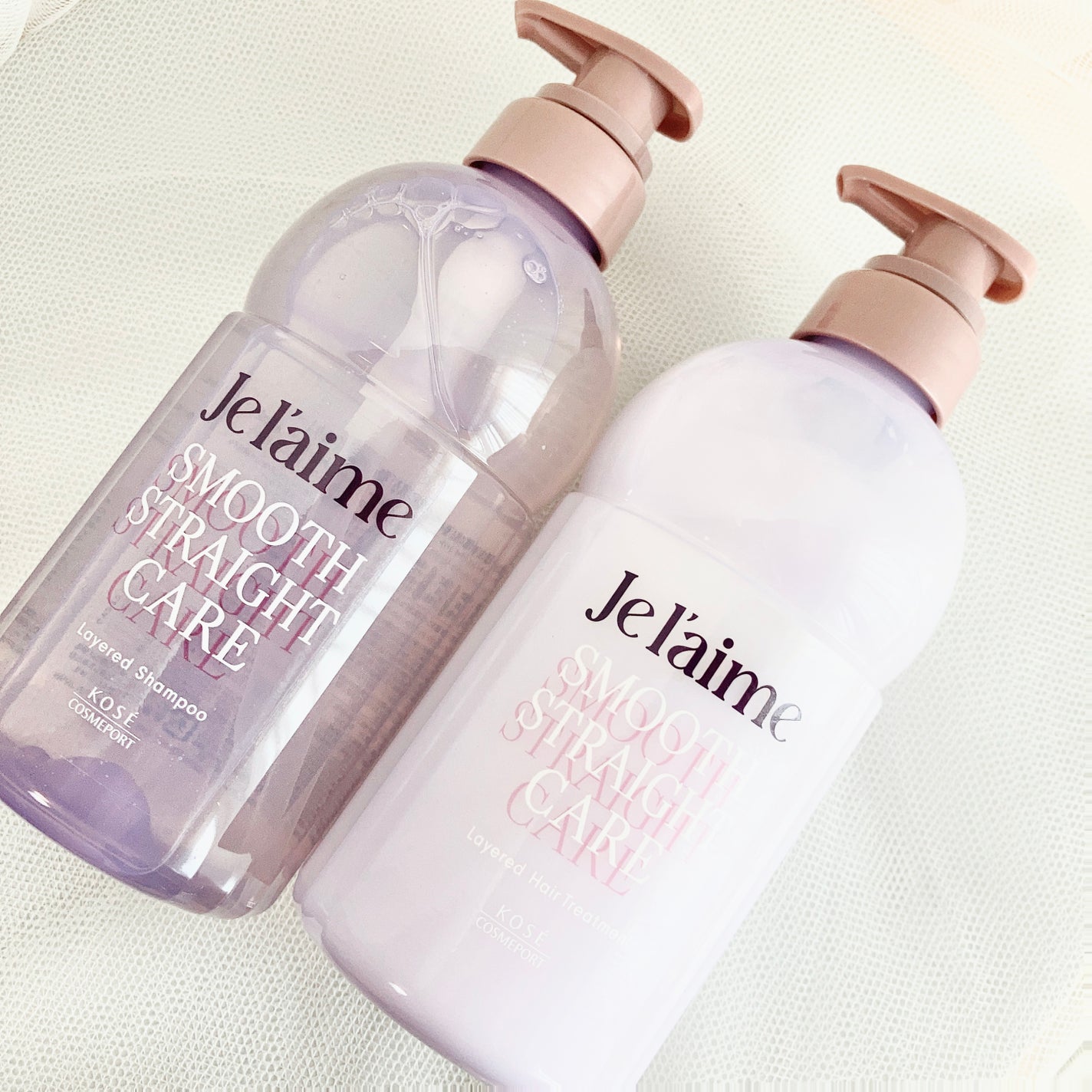 ジュレーム レイヤード シャンプー/ヘアトリートメント(スムースストレートケア)/Je l'aime/市販シャンプーを使ったクチコミ(1枚目)