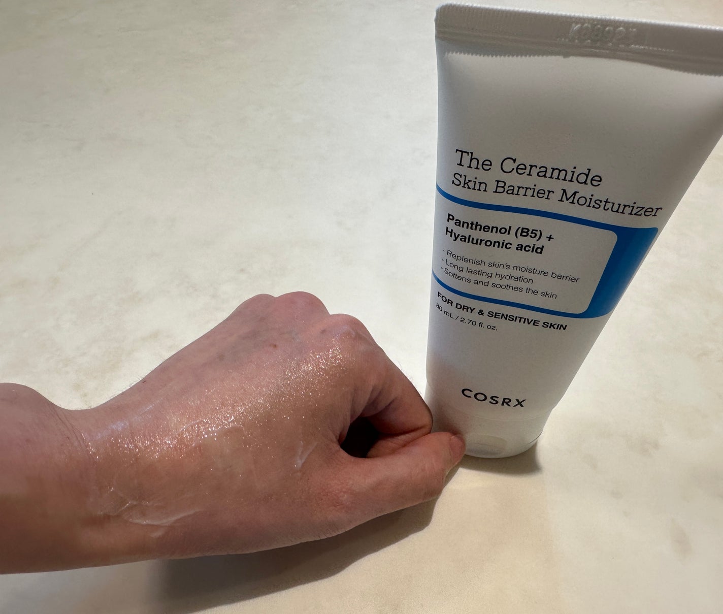 RXザ・セラミドスキンバリアモイスチャライザー/COSRX/フェイスクリームを使ったクチコミ(3枚目)