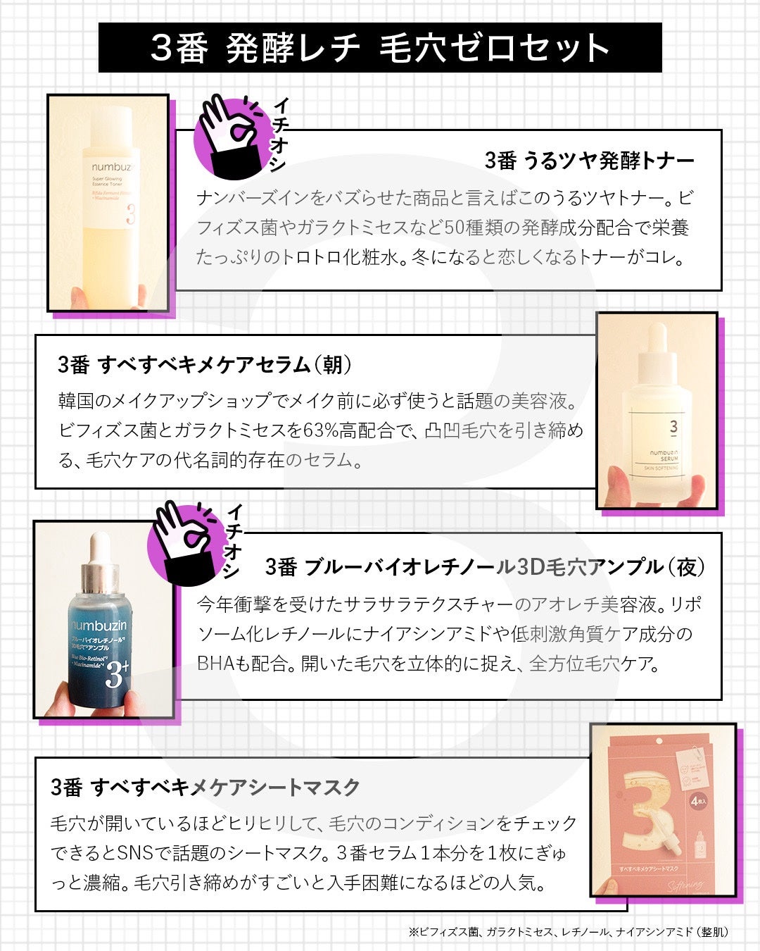 コスザッカ on LIPS 「\メガ割で狙え!numbuzin企画セット大紹介/”スキンケア..」(5枚目)