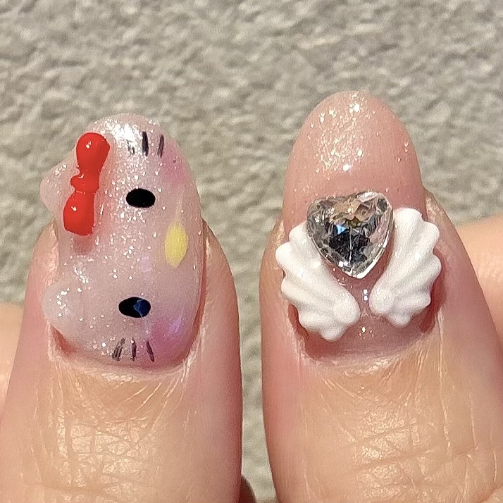 ネイルシール/キャンドゥ/ネイルシールを使ったクチコミ（3枚目）