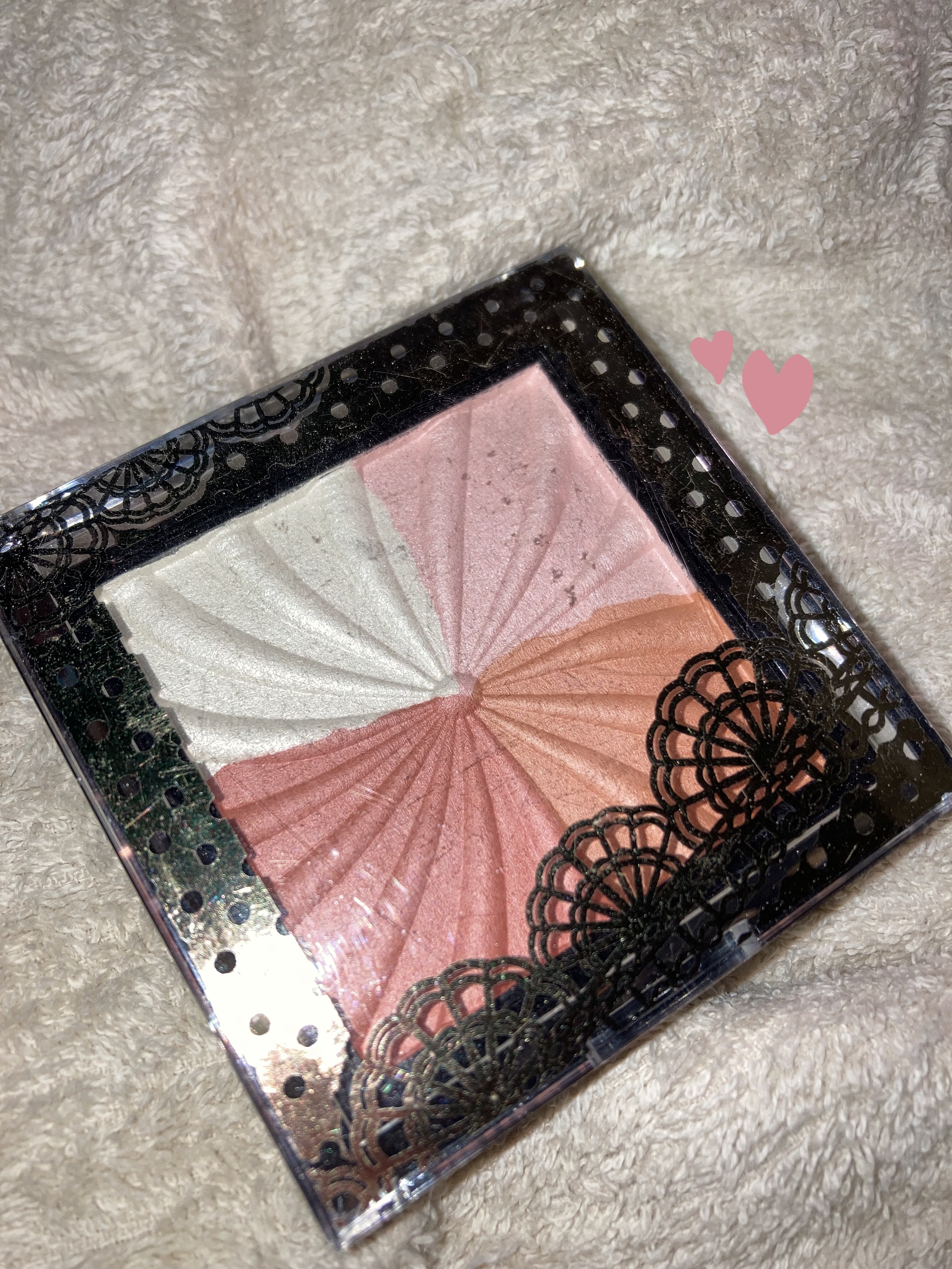 ミックスチークパウダー/DAISO/パウダーチークを使ったクチコミ（1枚目）