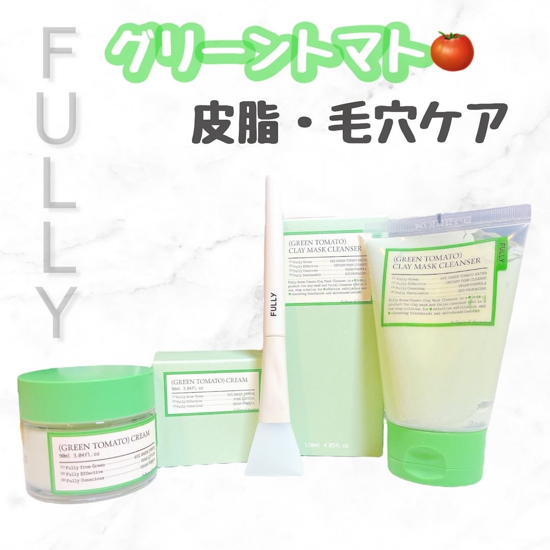 グリーントマトクレイマスククレンザー/FULLY/洗い流すパック・マスクを使ったクチコミ(1枚目)