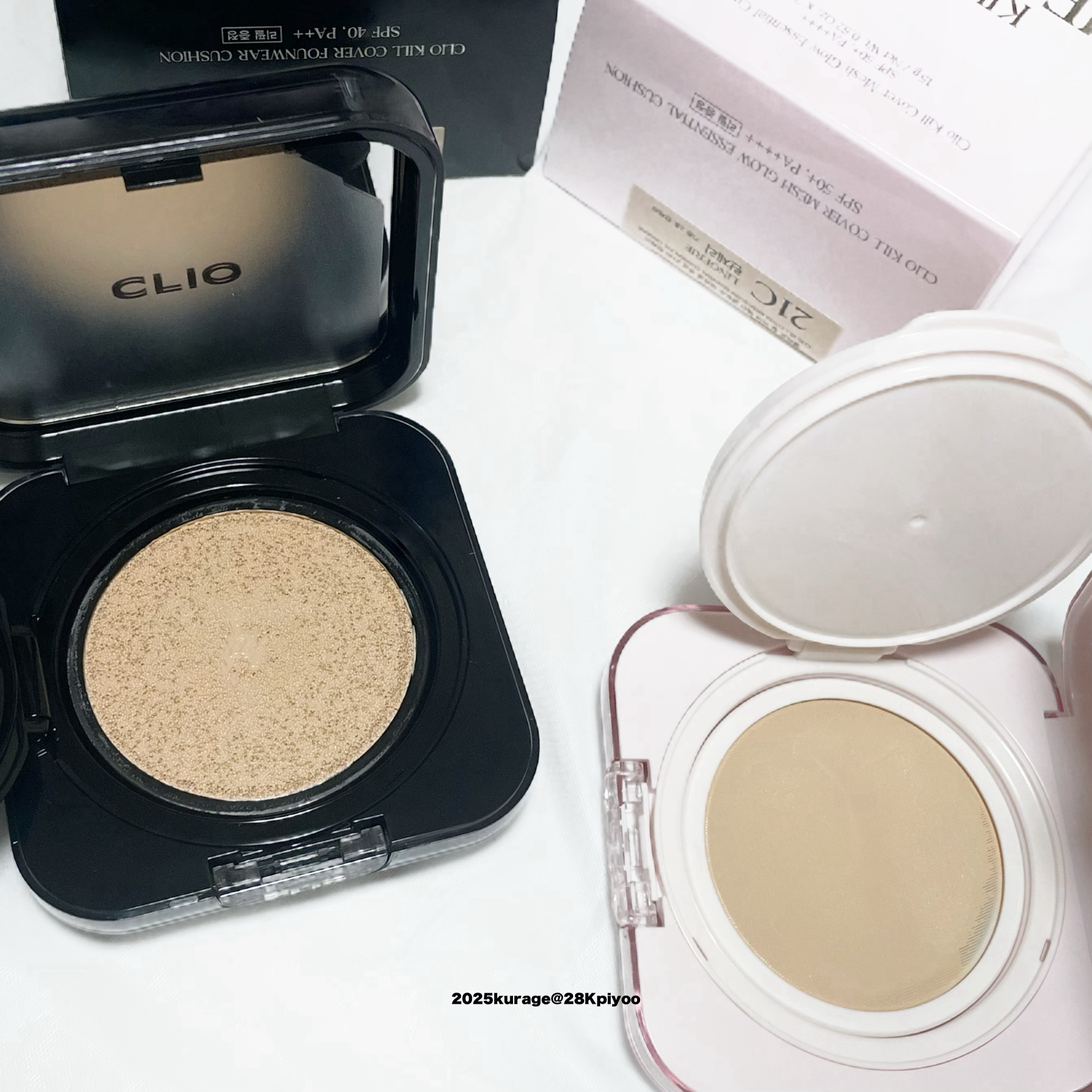 キルカバー メッシュ グロウ エッセンシャル クッション/CLIO/クッションファンデーションを使ったクチコミ（3枚目）